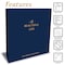 Better Office Products Large 3-Ring Padded Photo Album, Magnetic Self-Stick, 50 Double Sided Photo Mounting Shts 32123 - alternate 5